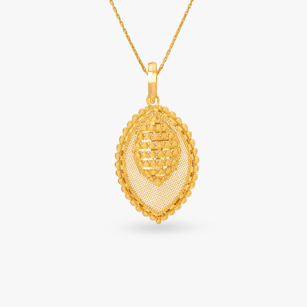 Exquisite Gold Pendant