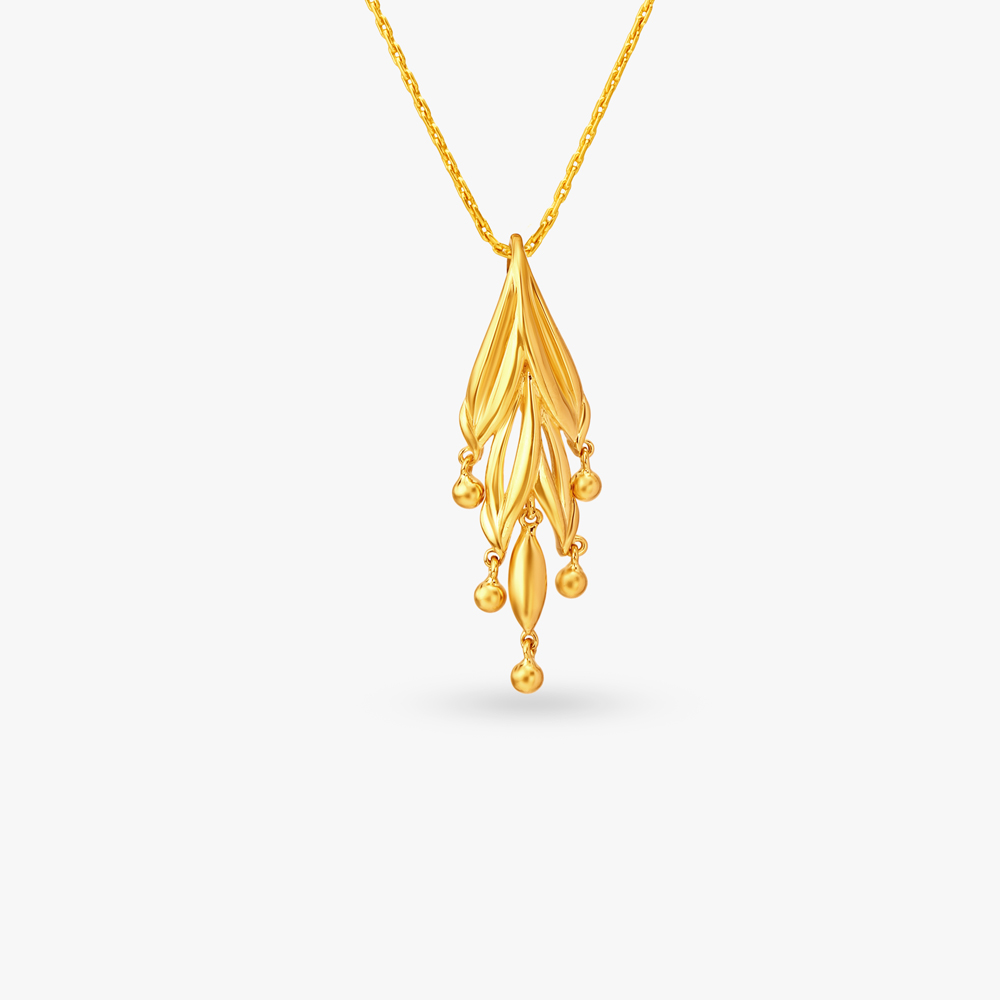 Radiant Leaf Pendant