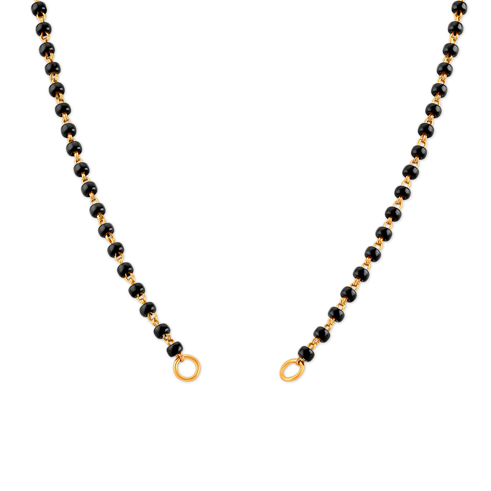 Black Bead Traditional Mangalsutra