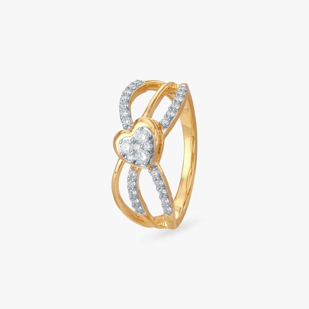 Romantic Charm Diamond Finger Ring