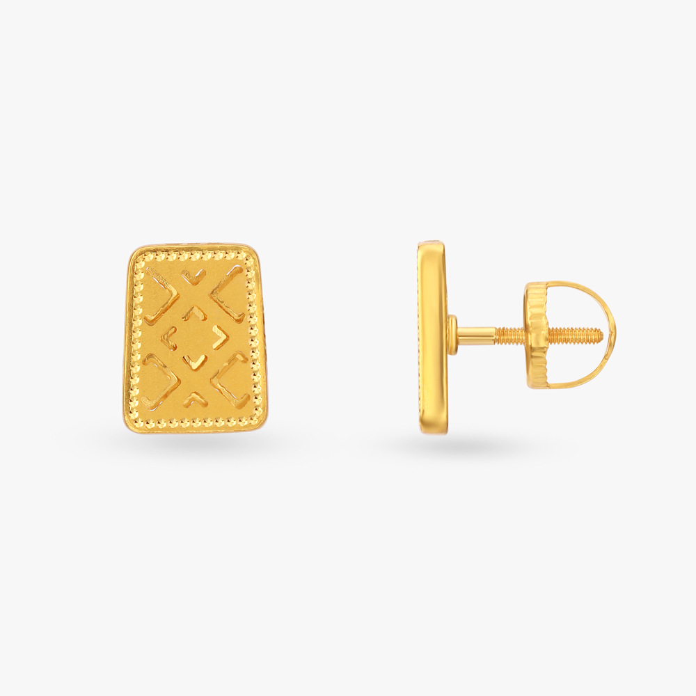 

Everlasting Gold Stud Earrings
