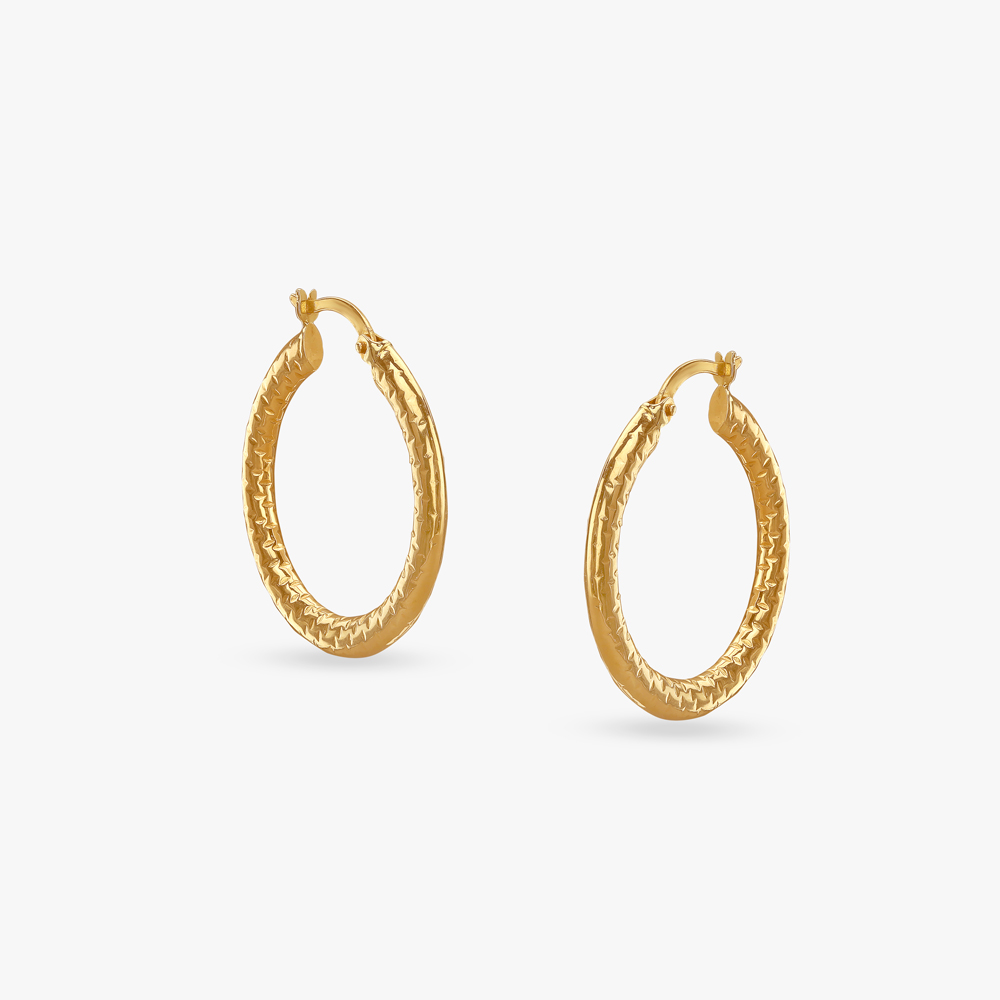 Everyday Glam Gold Hoop Earrings