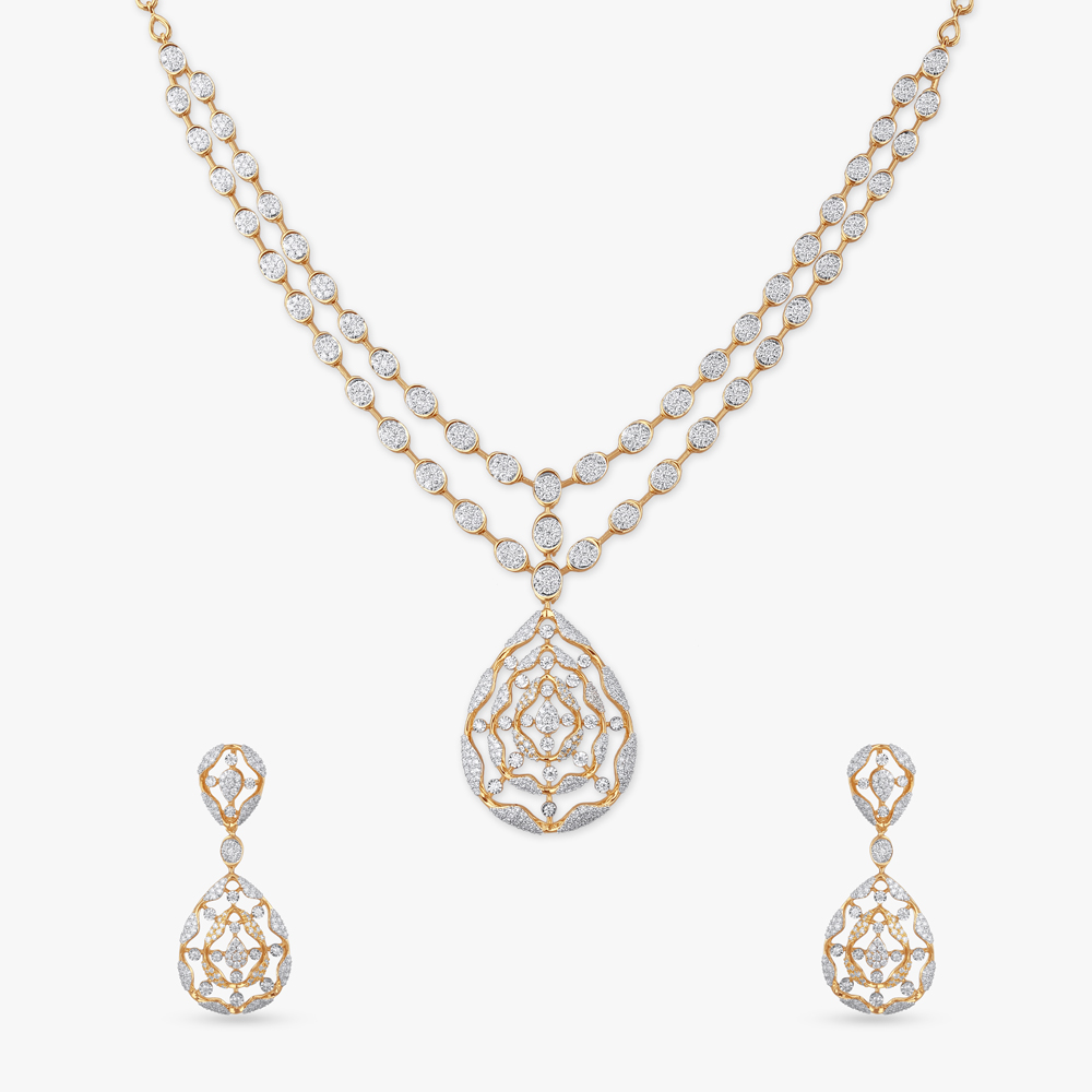 Timeless Allure Diamond Necklace Set