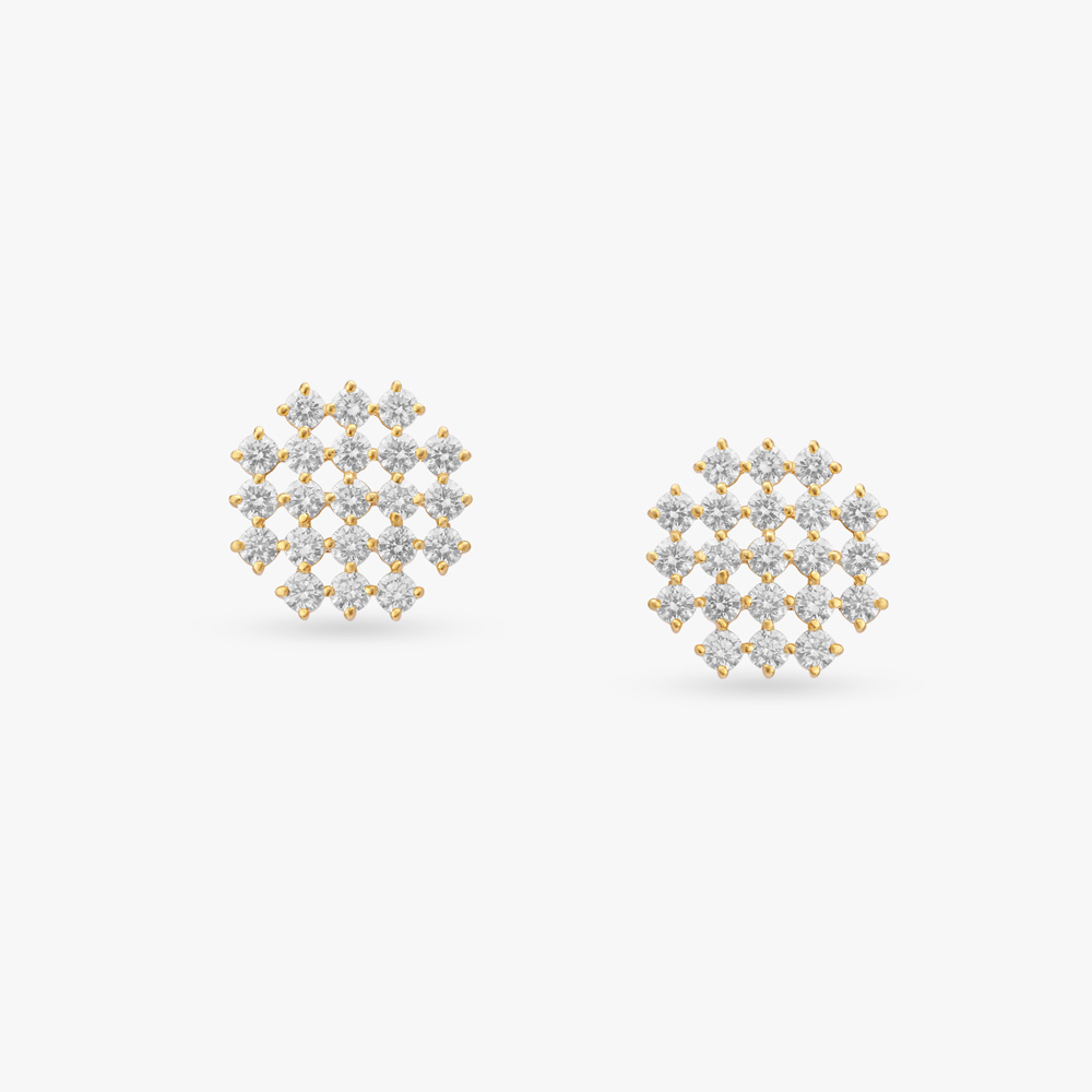 

Cluster Diamond Stud Earrings
