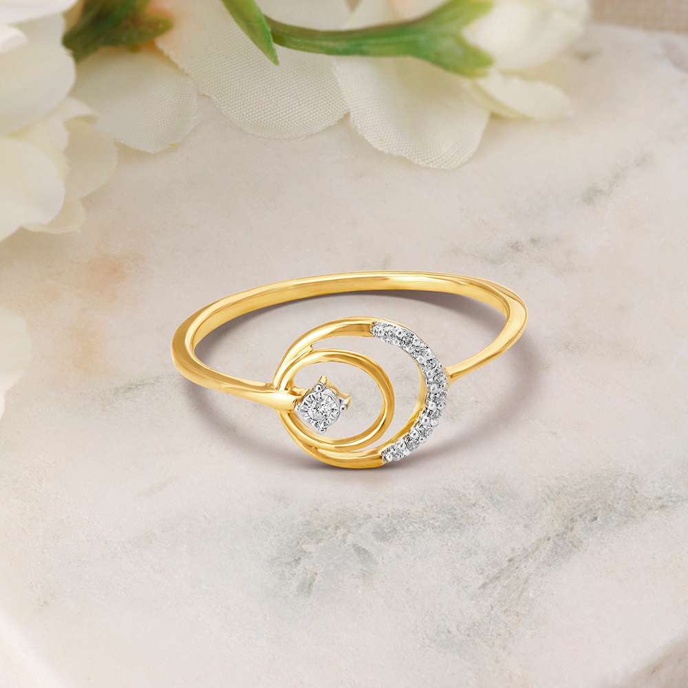 Concentric Pattern Eternity Diamond Ring