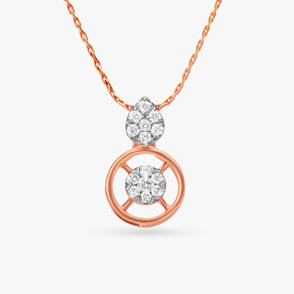 Aura Loop Diamond Pendant