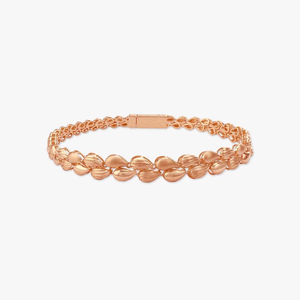 Petal Cluster Gold Bracelet