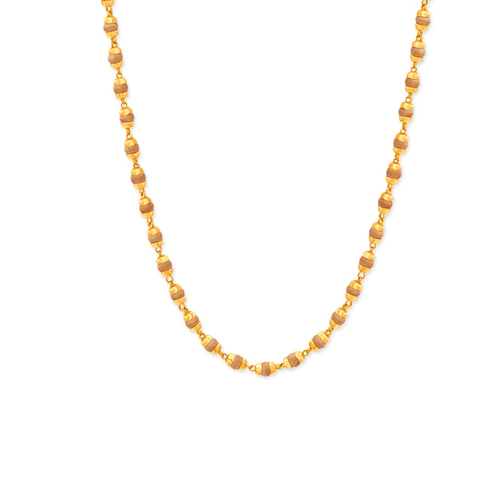 Tulsi Bead Gold Kanthi