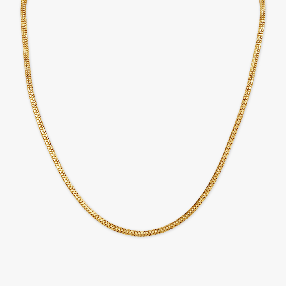 Box Link Gold Chain