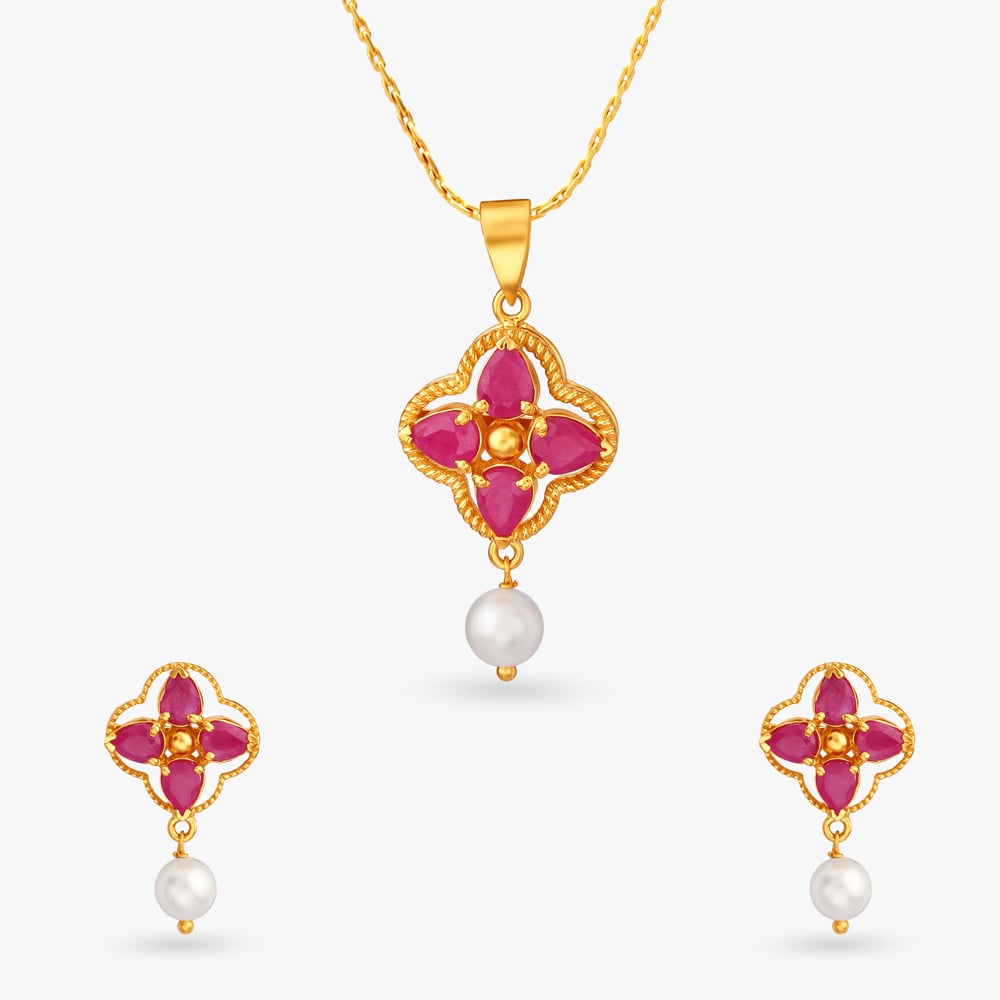 Harmony Pendant and Earrings Set