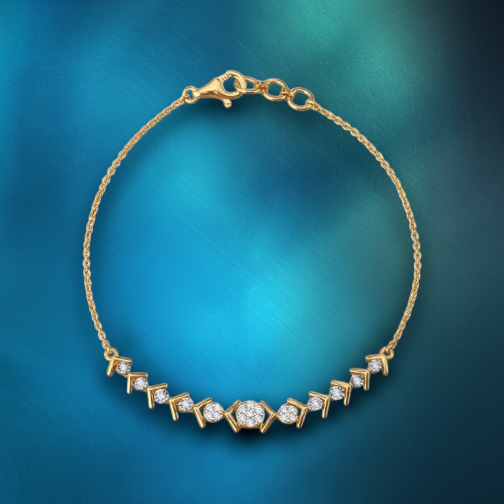 Cascade Frost Diamond Bracelet