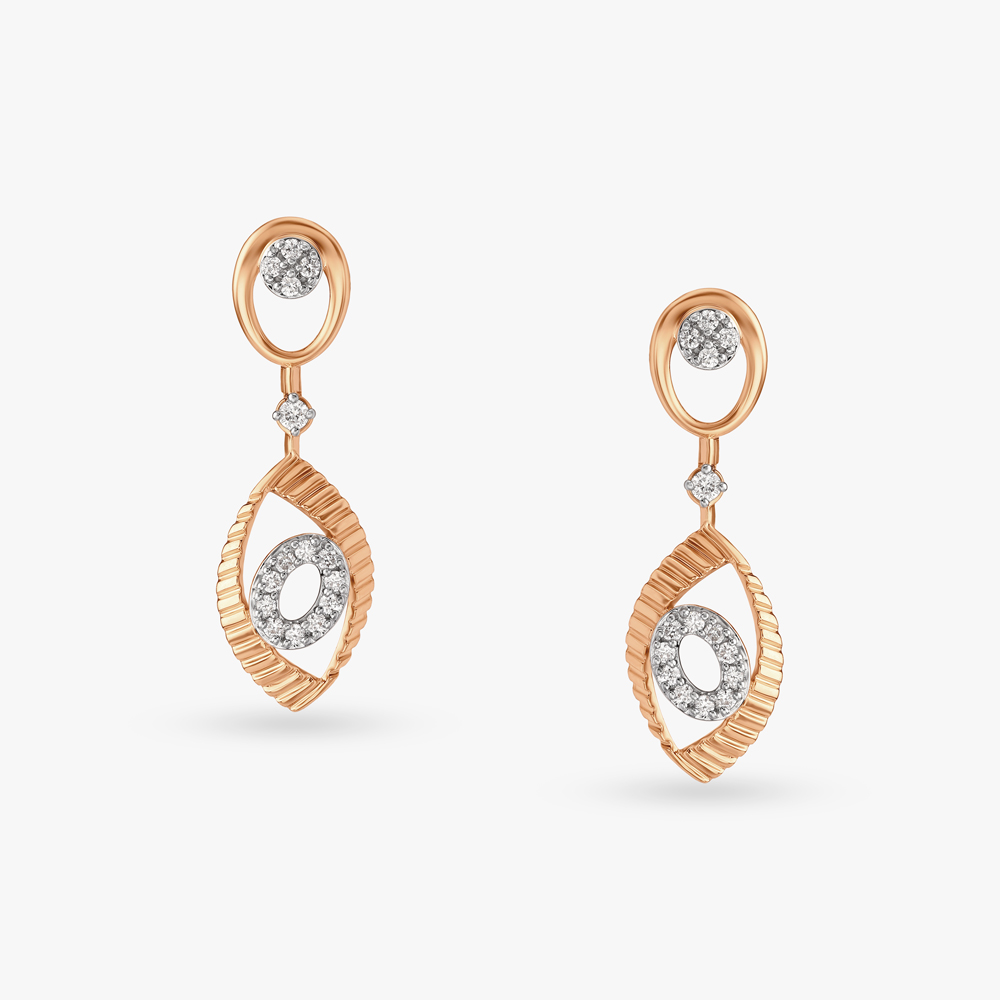 

Modern Beauty Diamond Drop Earrings