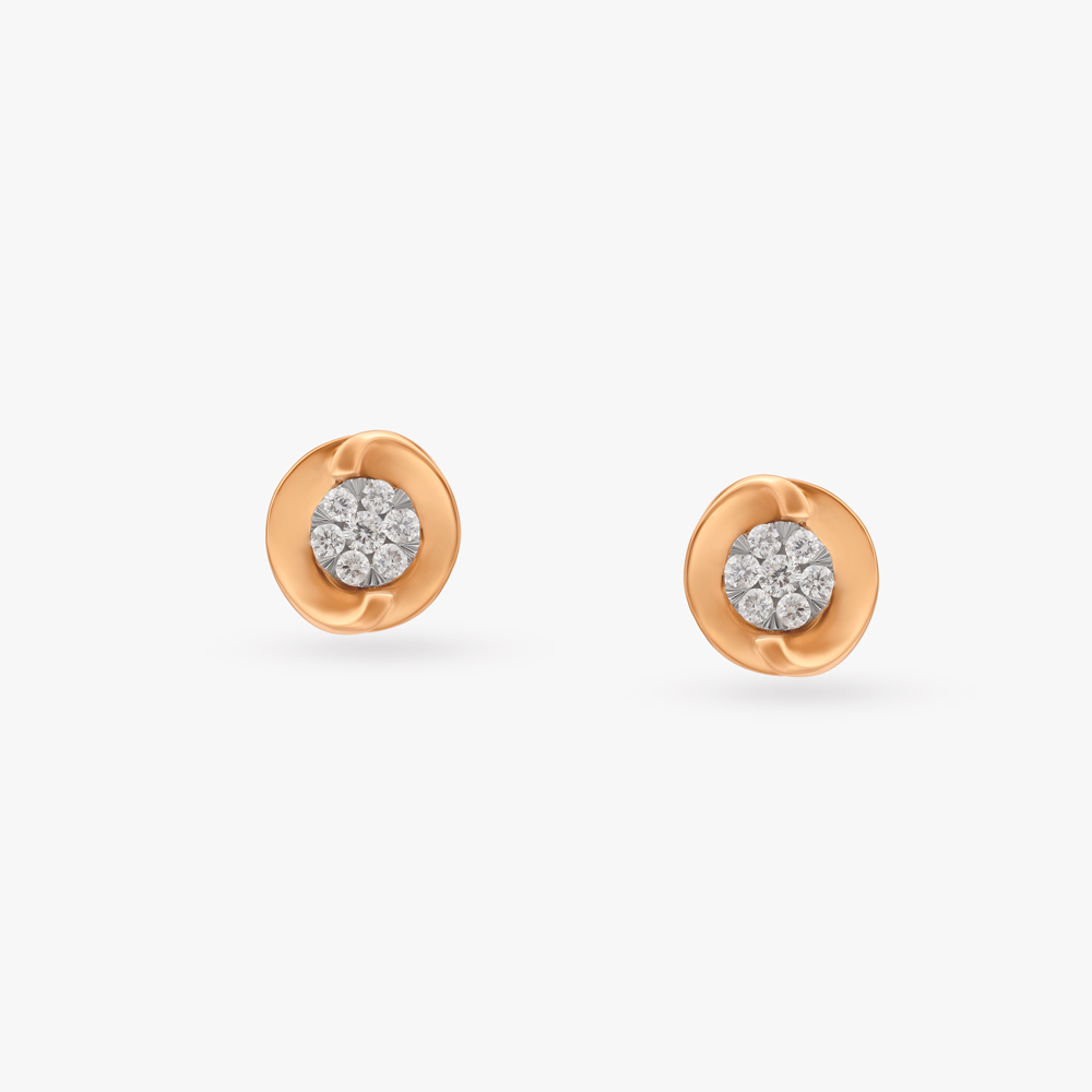 Simple Sophistication Diamond Stud Earrings
