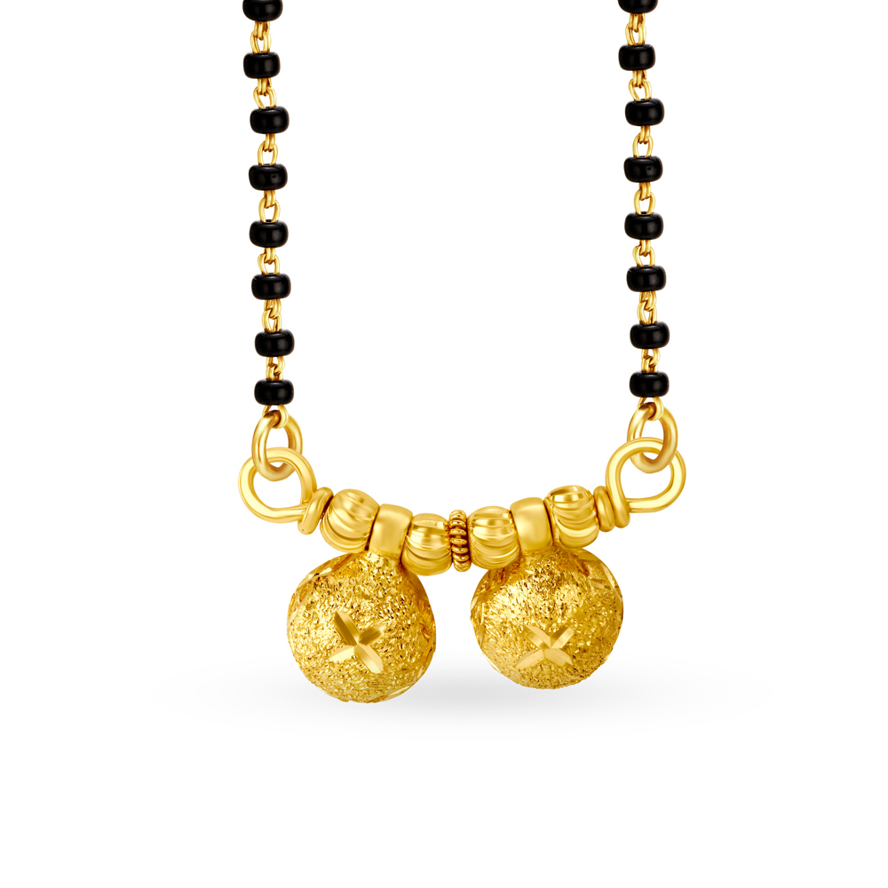

Shimmering Gold Mangalsutra Pendant