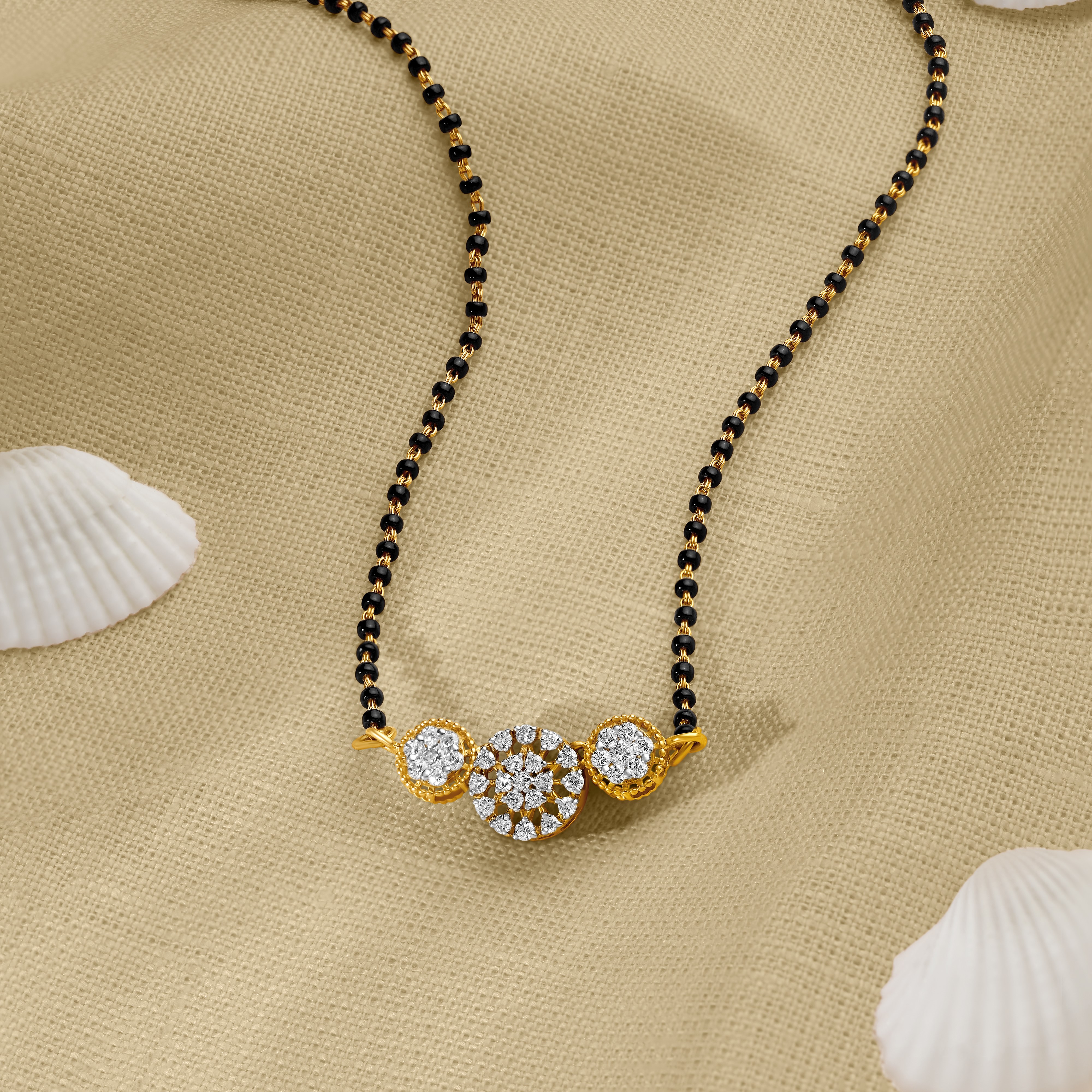 Trio Spark Diamond Mangalsutra
