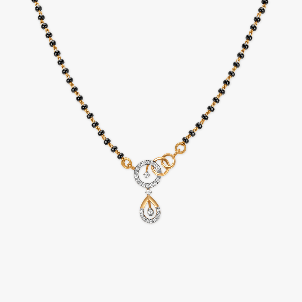 Charming Circlets Diamond Mangalsutra