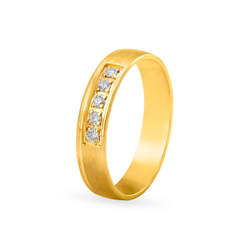 Enigmatic Diamond Finger Ring