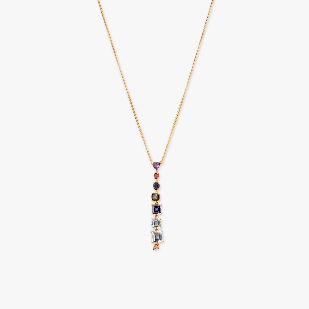 Celestial Cascade Pendant and Chain