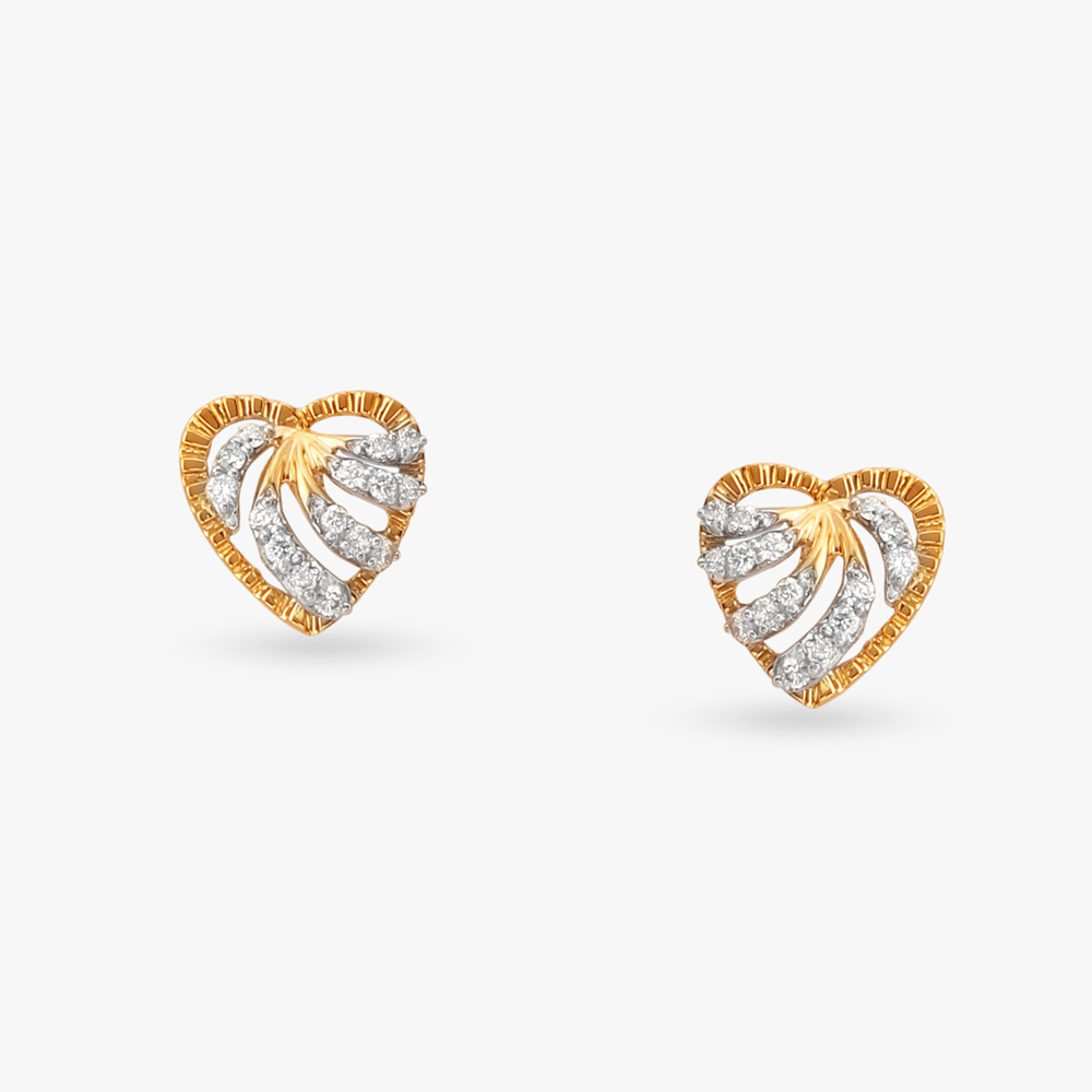 Captivating Enchanting Diamond Stud Earrings