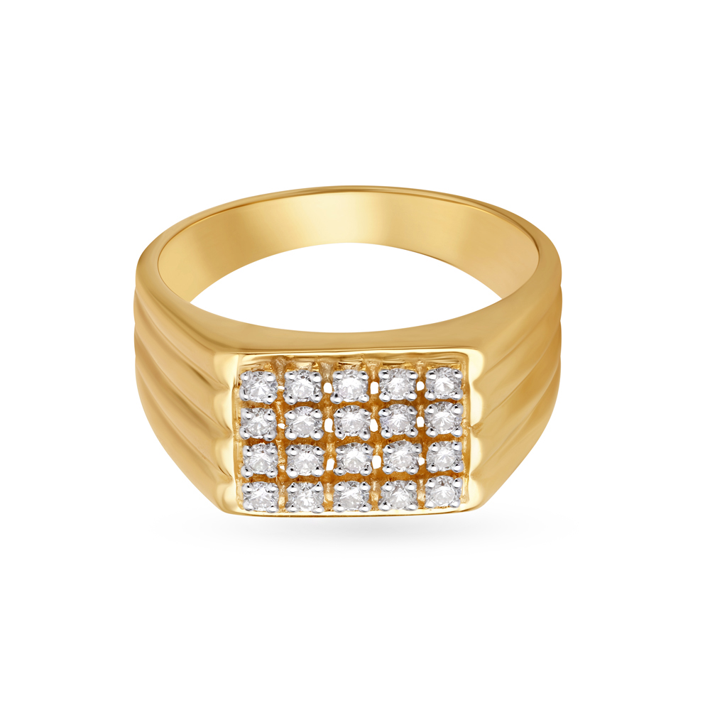 

Bold Diamond Finger Ring