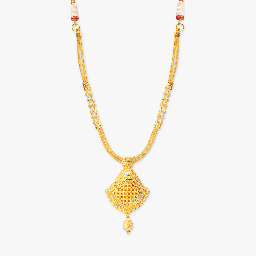 Temple Grandeur Gold Necklace