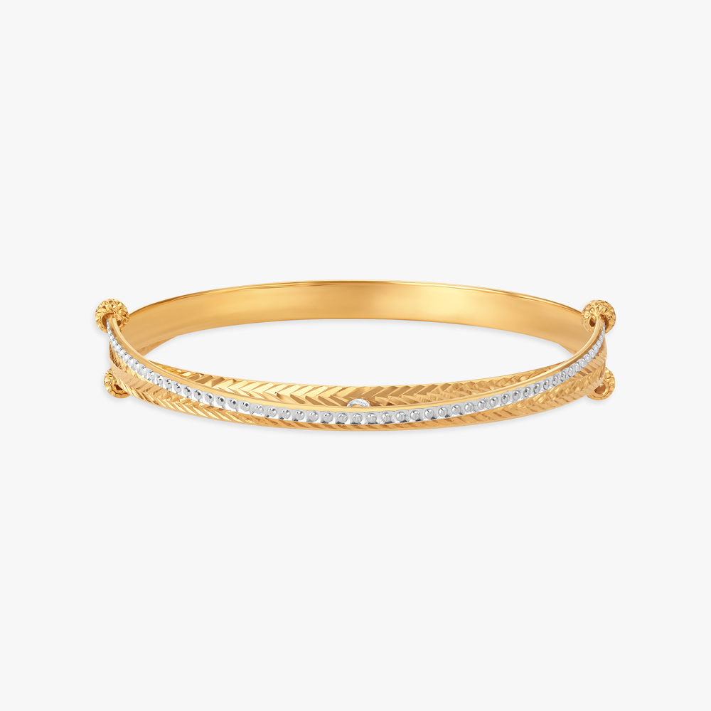 

Shimmering Gold Bangle