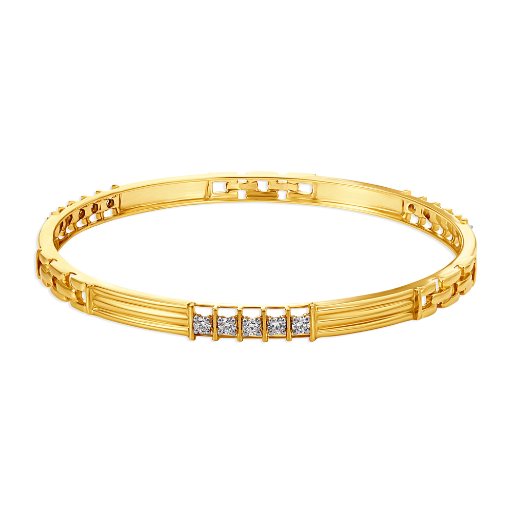 Simple Elegant Diamond Bangle