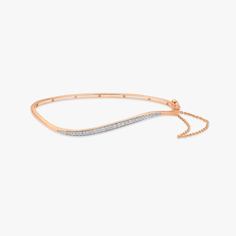 

Wave of Wonder Diamond Bangle