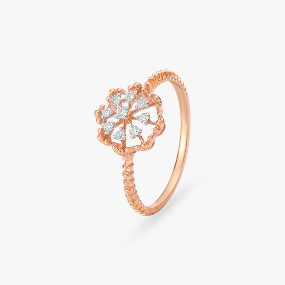 Evergreen Floral Diamond Ring