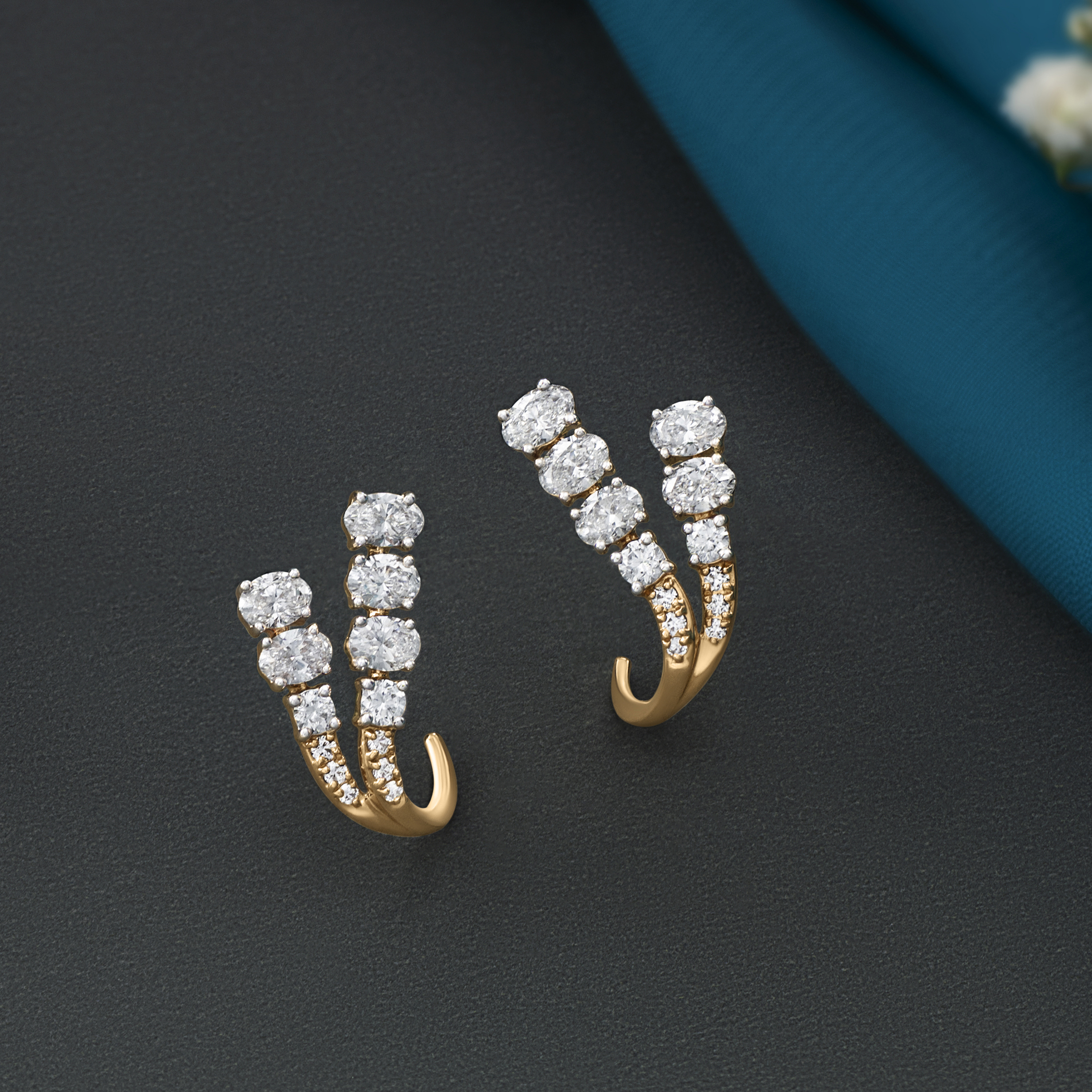 Dazzling Diamond Stud Earrings