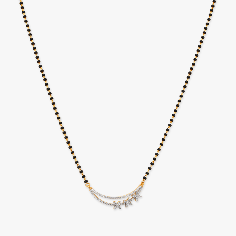 

Blossomed Diamond Mangalsutra