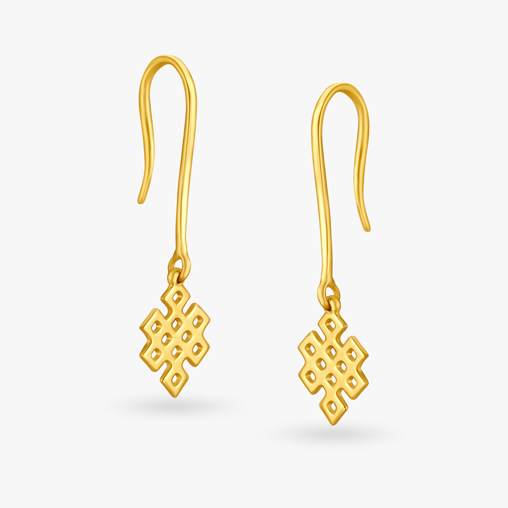 Abstract Hoop Earrings for Kids