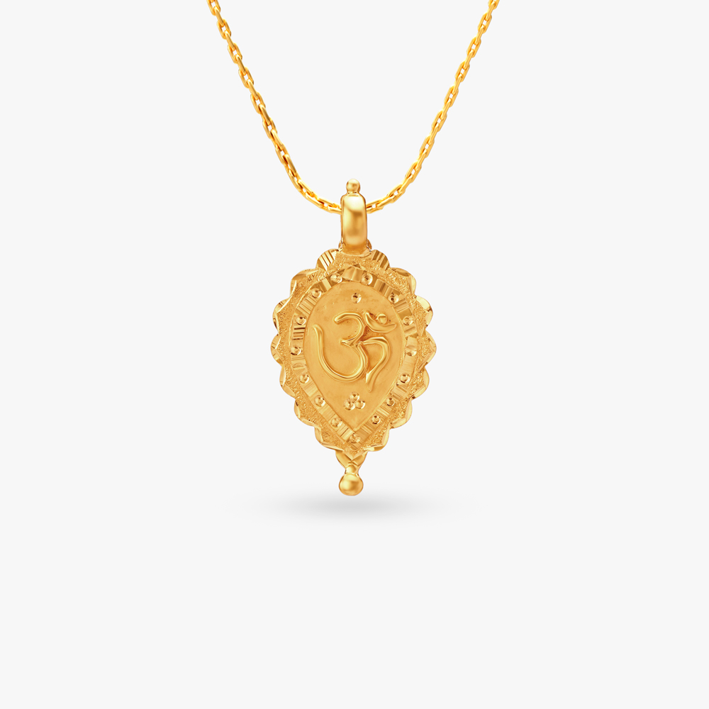 

Scared OM Gold Pendant