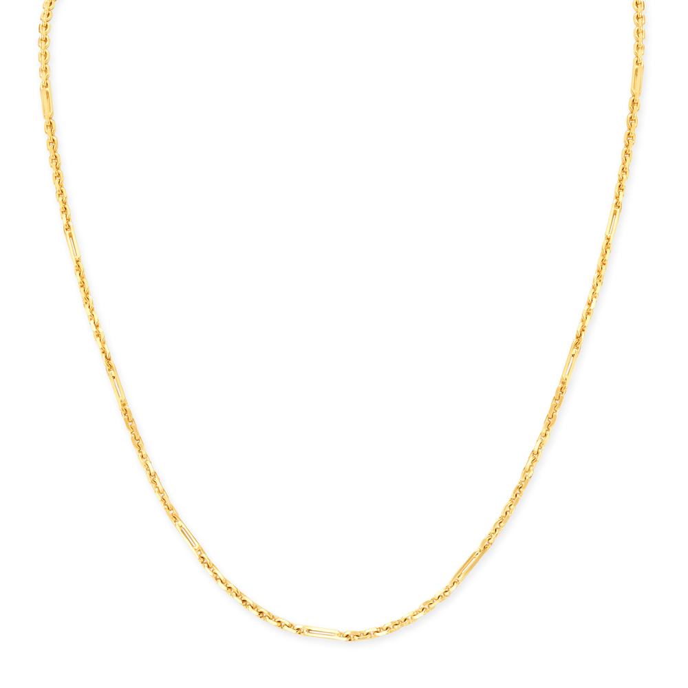 Two Toned Link Gold Chain for Men