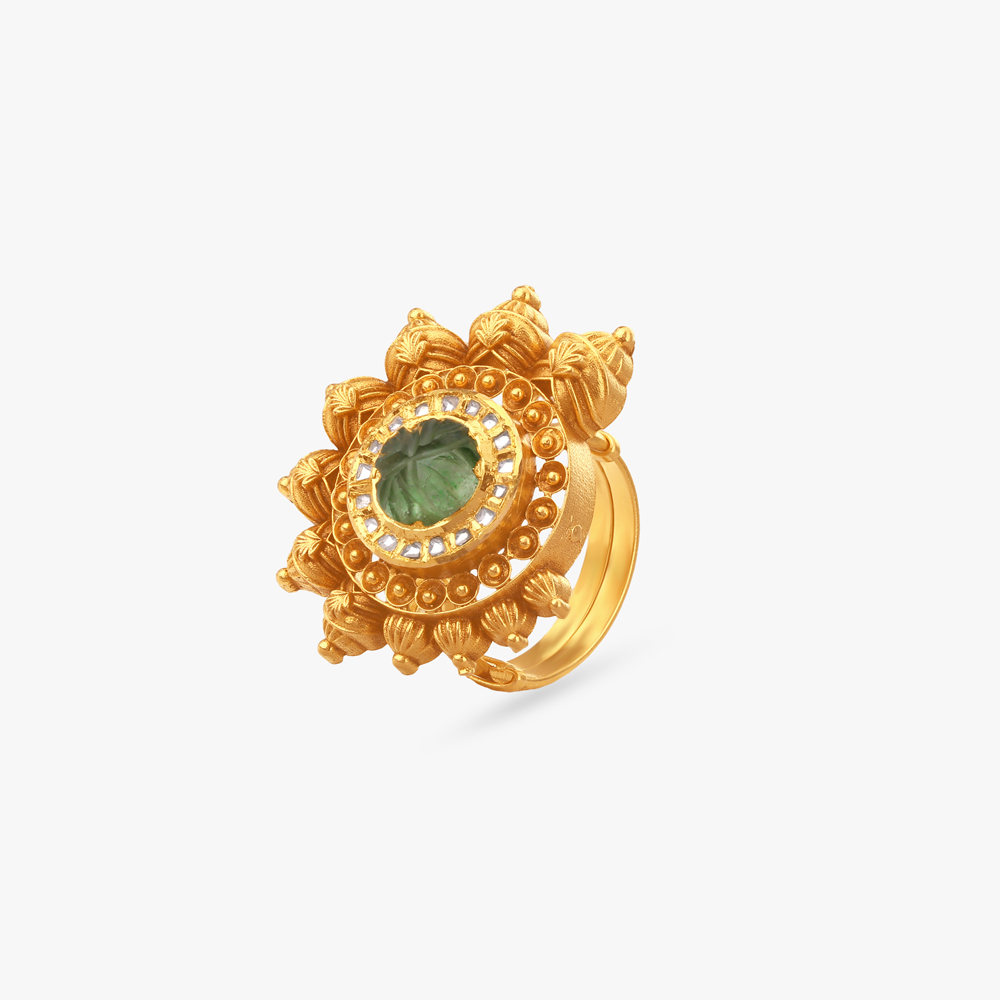 Chakra Harmony Gold Ring