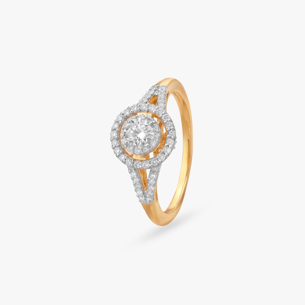 Celestial Crown Diamond Finger Ring