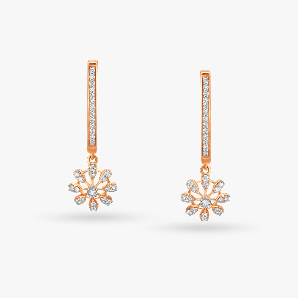 Bloomline Cascade Diamond Drop Earrings