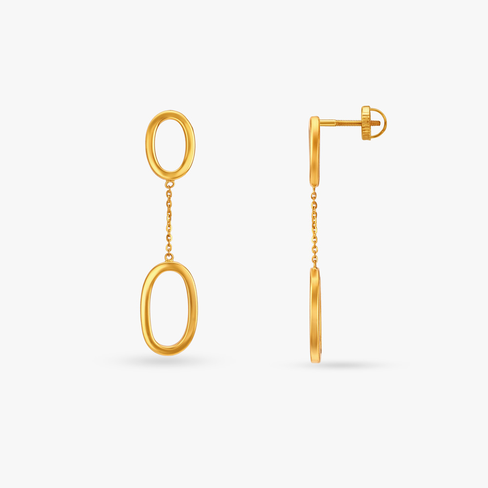 

Geometric Dangle Drop Earrings