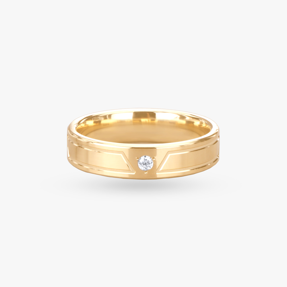 

Refined Precision Diamond Finger Ring For Men