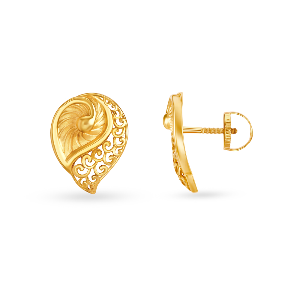 

Paisley Simplistic Stud Earrings for Kids