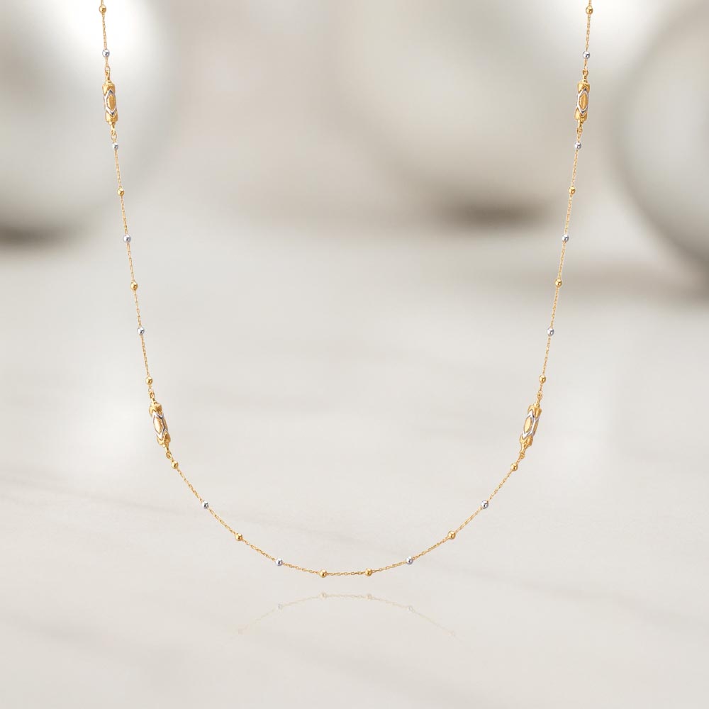 Caged Gleam Gold Chain