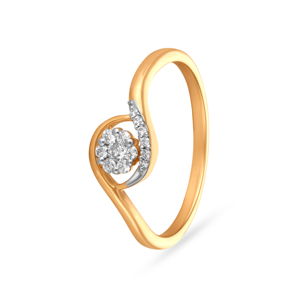 Luminous Diamond Finger Ring