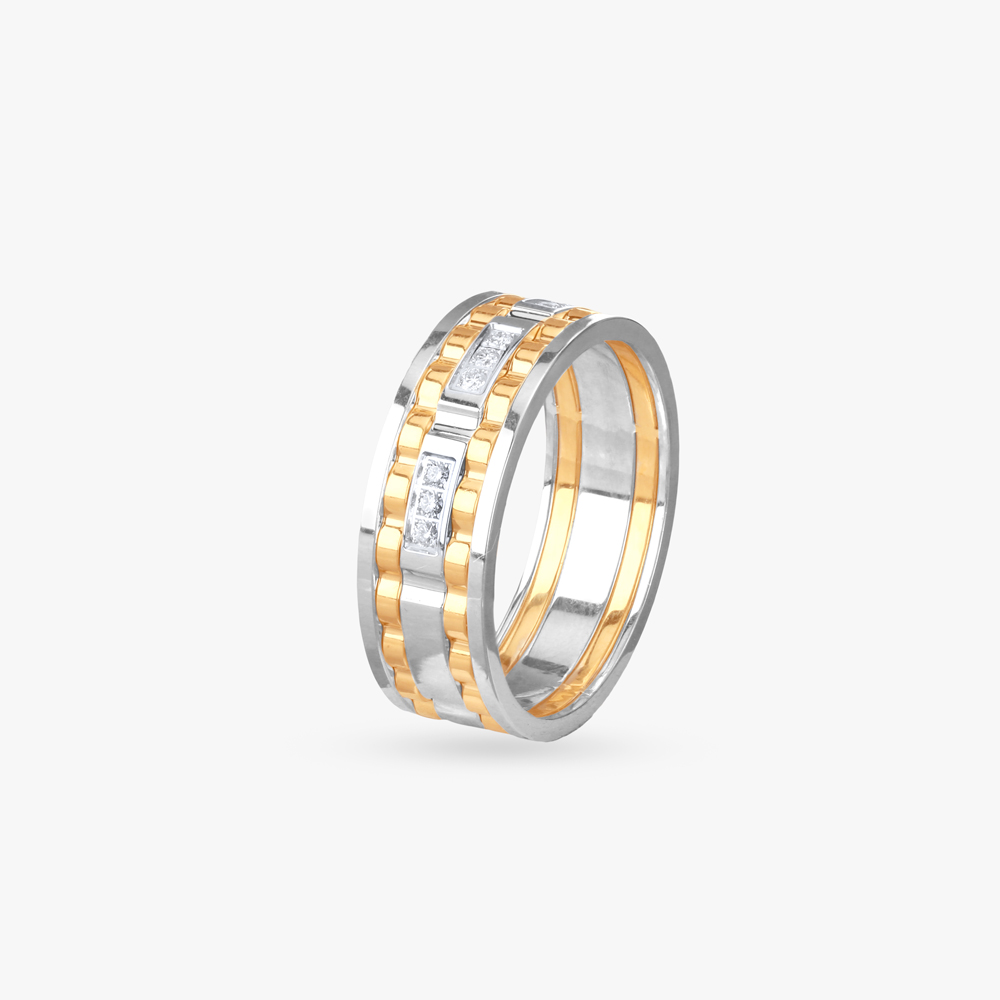 Precision Spark Diamond Ring for Men