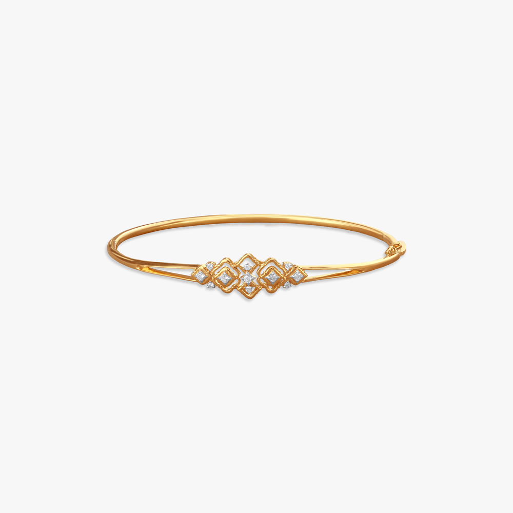 Rhombus Radiance Diamond Bangle