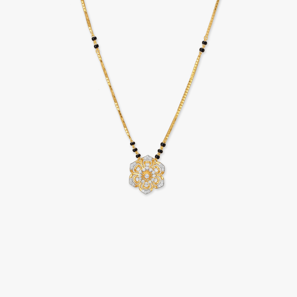 Timeless Bloom Diamond Mangalsutra