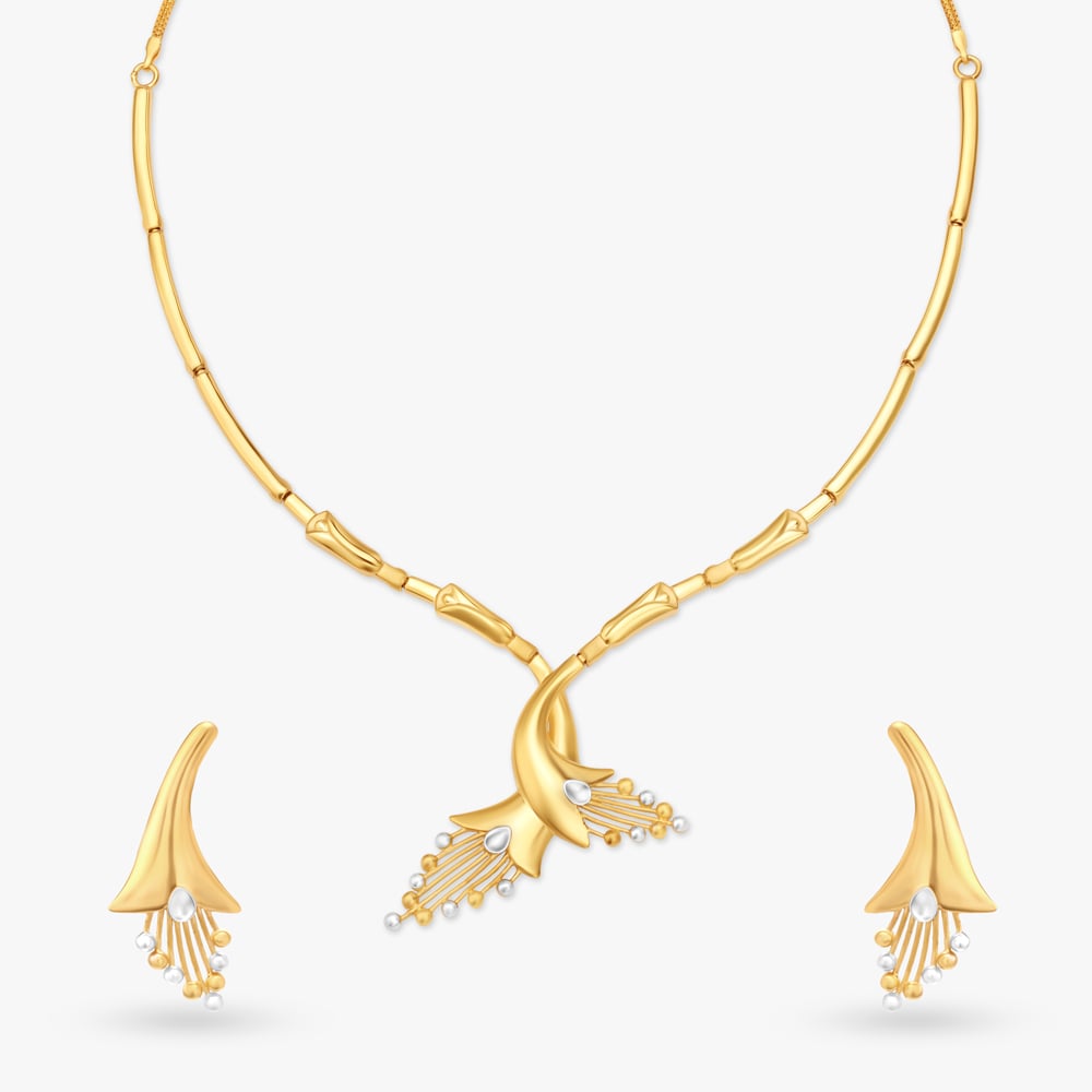 

Twisting Tales Collar Necklace Set