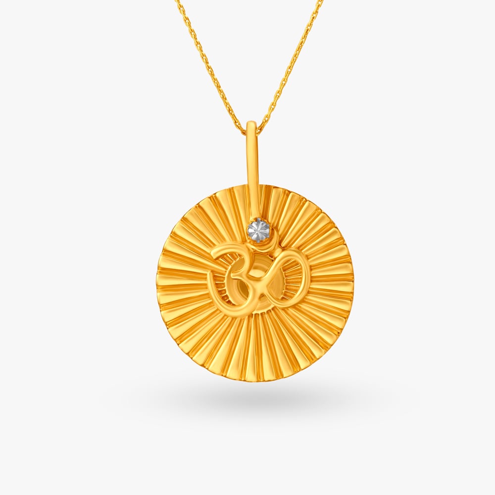 Pious Om Halo Pendant for Kids