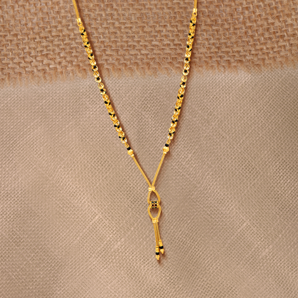 Cylinder Knot Mangalsutra