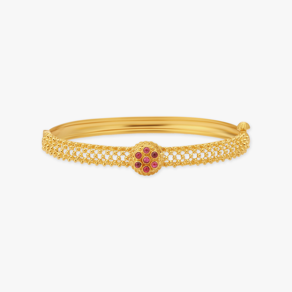 Jalli Gold Bangle
