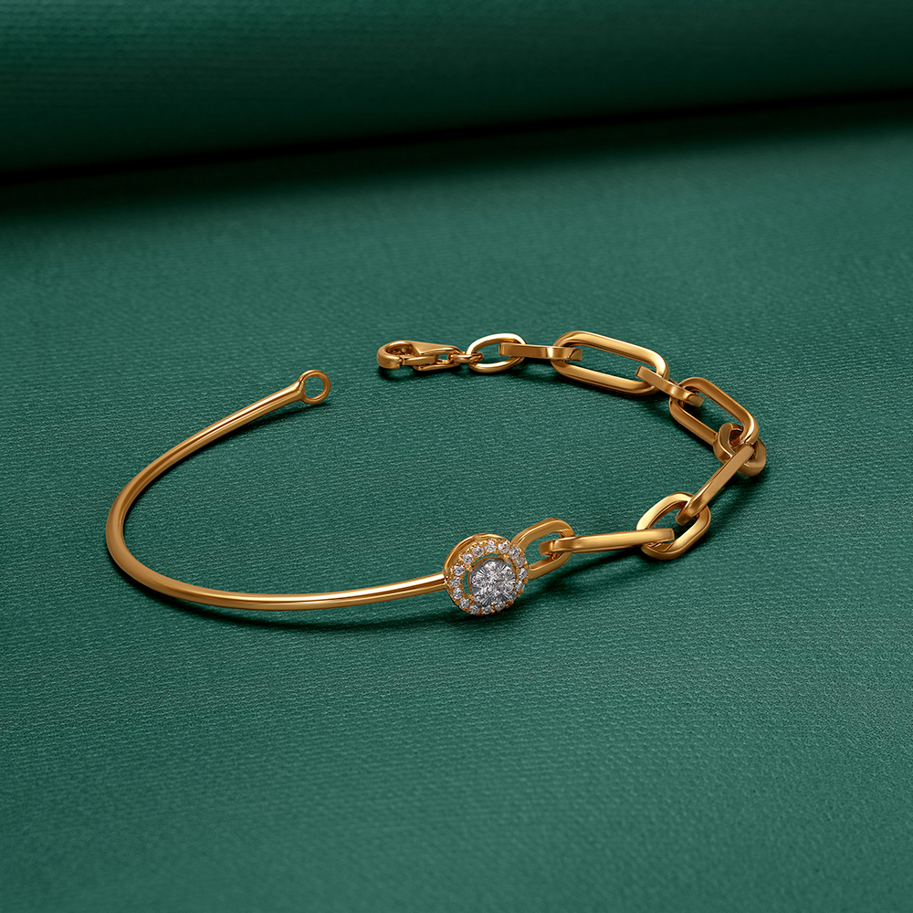 Shimmering Links Diamond Bracelet